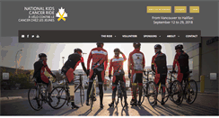 Desktop Screenshot of nationalkidscancerride.com
